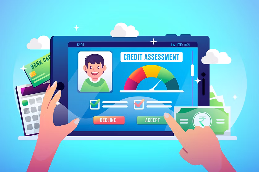 Professional illustration representing Accounting, Bookkeeping, Financial Analysis & Loan Facilitation